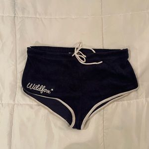 wild fox swim cover up shorts